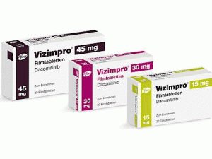 达克替尼，达克替尼薄膜片Dacomitinib （VIZIMPRO 15mg Filmtabletten）