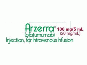 奥法木单抗注射剂ARZERRA 20MG/ML 5ML SDV PF(OFATUMUMAB)