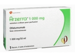 奥法木单抗注射剂ARZERRA Inf Konz 1000mg/50ml(Ofatumumabum)