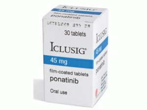 普纳替尼薄衣片ponatinib(Iclusig 45mg Filmtabletten)