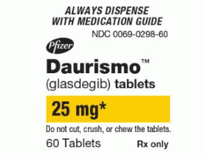 格拉斯吉布片glasdegib(Daurismo Tablets 25mg)