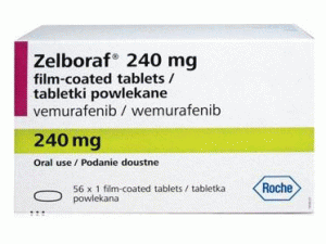 威罗菲尼薄膜片vemurafenib(Zelboraf 240mg Filmtabletten)