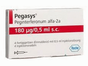 聚乙二醇干扰素α-2a预先填充注射笔(Pegasys 180ug Fertigpen)说明书