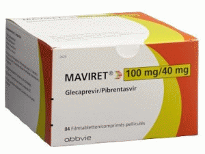 格卡瑞韦哌仑他韦复方薄膜片（Maviret Filmtabletten 100mg/40mg）说明书