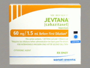 卡巴他赛稀浓缩灌注（Jevtana 60mg Injection）