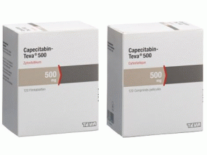 卡培他滨薄膜片Capecitabin Teva Filmtabletten 500mg