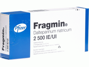 达肝素预充注射器(Dalteparin/Fragmin Injektionslösung 2500E/0.2ml)说明书