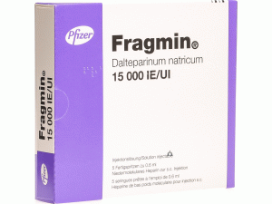 达肝素预充注射器(Fragmin Injektionslösung 15000E/0.6ml)说明书