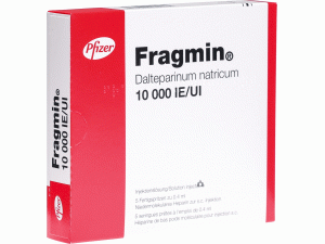 达肝素预充注射器(Fragmin Injektionslösung 10000E/0.4ml)说明书