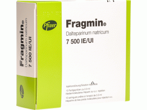 达肝素预充注射器(Fragmin Injektionslösung 7500E/0.3ml)说明书