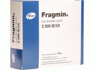 达肝素注射液(Fragmin Injektionslösung 2500E/0.2ml)说明书