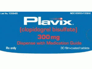 硫酸氯吡格雷片(clopidogrel bisulfate Plavix Tablets 300mg/3*10tablets)说明书