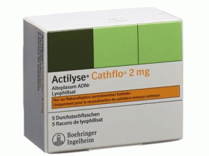 阿替普酶冻干粉注射剂(Actilyse Cathflo 5x2mg Alteplasum )说明书