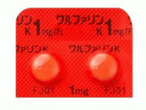 华法令钾片「F」(Warfarin K Tab 100x1mg Warfarin Potassium)说明书