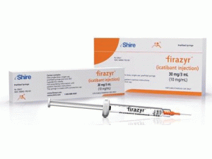 艾替班特预装注射剂icatiban acetate (Firazyr 30mg syringe 3X3ml)