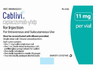 Cablivi_caplacizumab-yhdp冻干粉注射剂中英对照说明书