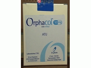 胆酸硬胶囊（cholic acid）-胆酸硬胶囊说明书- Orphacol cap 50mg