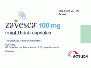 美格鲁特胶囊(migLUstat )-美格鲁特胶囊说明书-Zavesca Capsules 90X100mg