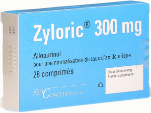 别嘌醇片说明书_Zyloric_ALLOPURINOL