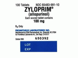 别嘌醇片说明书_ZYLOPRIM_ALLOPURINOL